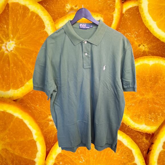 Polo by Ralph Lauren Men Green Logo Embroidered Short Sleeve Polo Shirt Size XL‎ - Picture 2 of 6